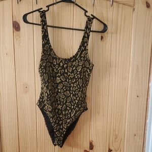 Leopard Print Bodysuit